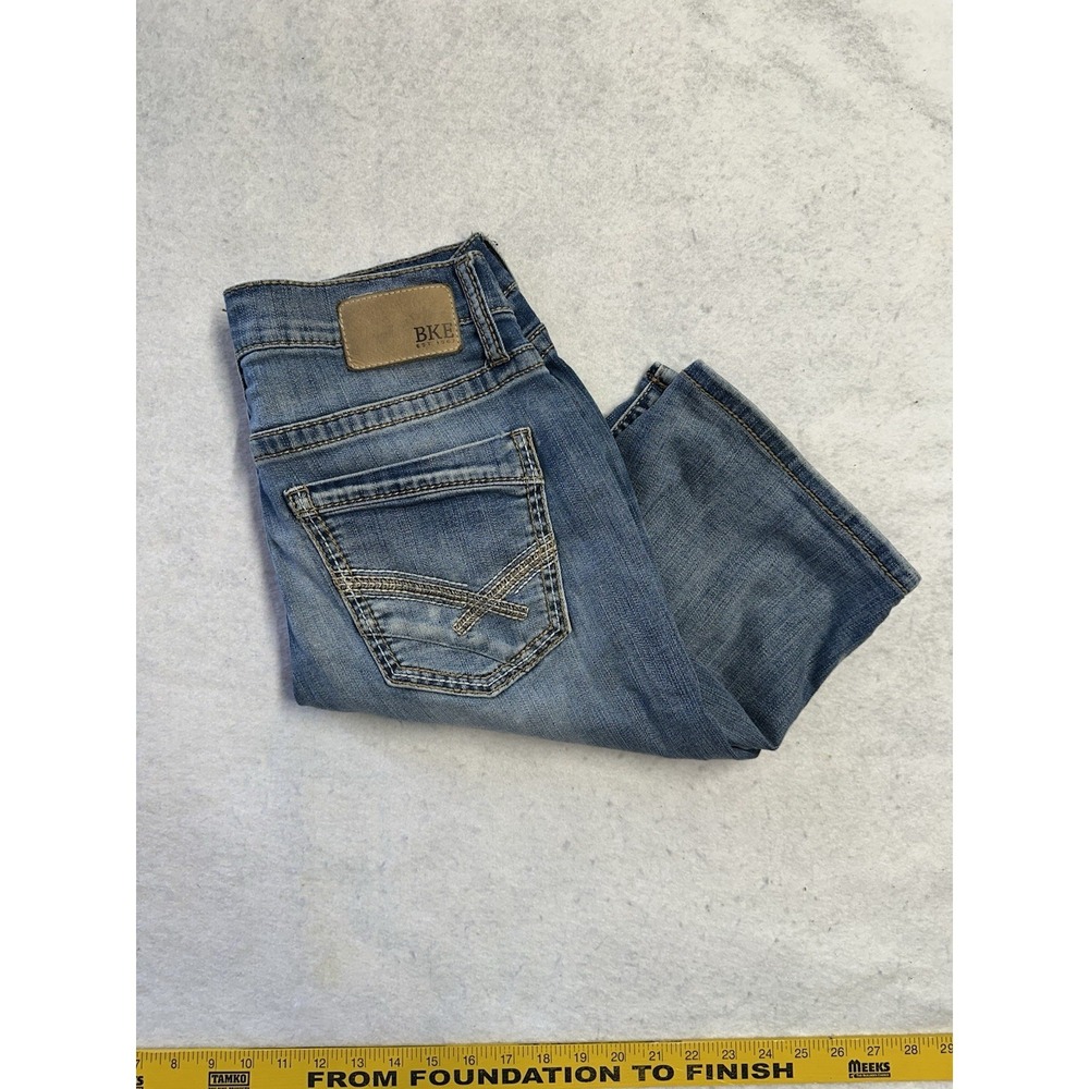 BKE Jake Style Denim Jean Cut Off Bermuda Length Shorts 31